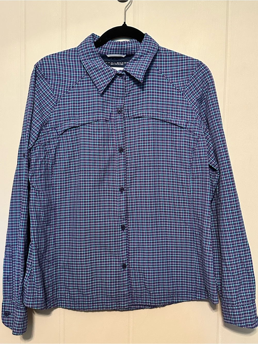 Women’s Columbia Plaid Button-Up Jacket